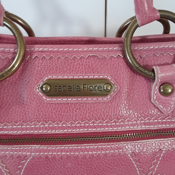 Isabella Fiore leather salmon bag - Picture 13 of 15